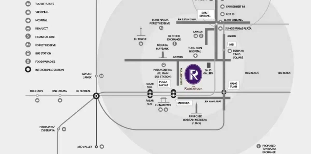 クアラルンプールMeta @ Robertson Kl Bukit Bintangアパートメント エクステリア 写真
